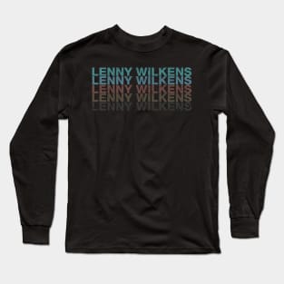 Vintage Proud Name Lenny Sports Birthday Retro Long Sleeve T-Shirt